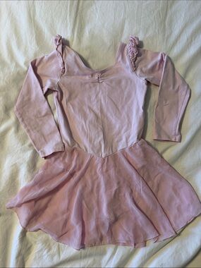 Girls Pink Ballet Costume Dress